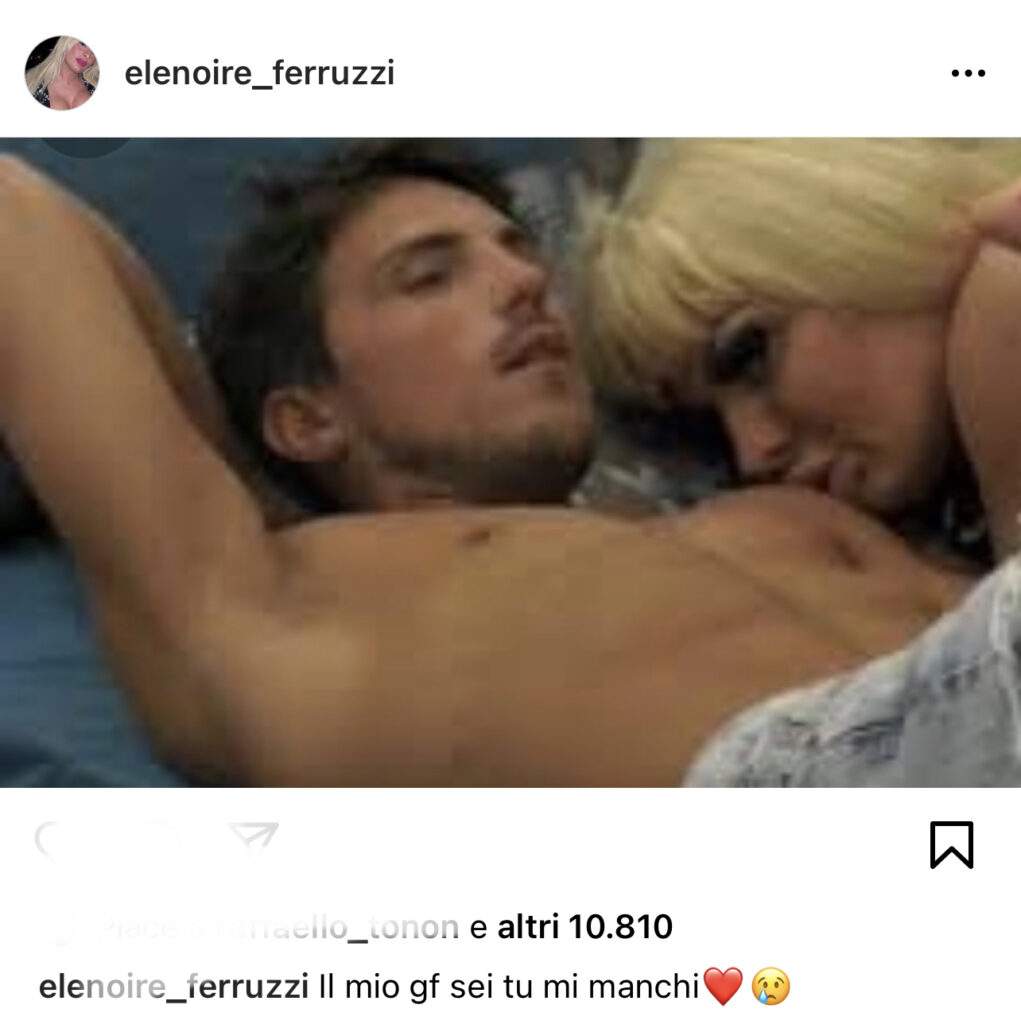 GFVIP, Elenoire Ferruzzi e il messaggio per Daniele 2