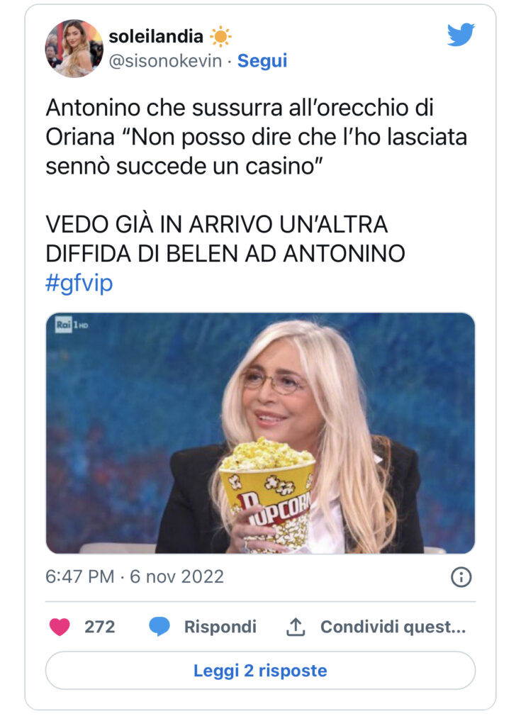 GFVIP, Antonino fa delle rivelazioni su Belen che potrebbero metterlo nei guai 4