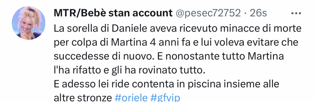GFVIP, le rivelazioni shock di Daniele sul passato con Martina 3