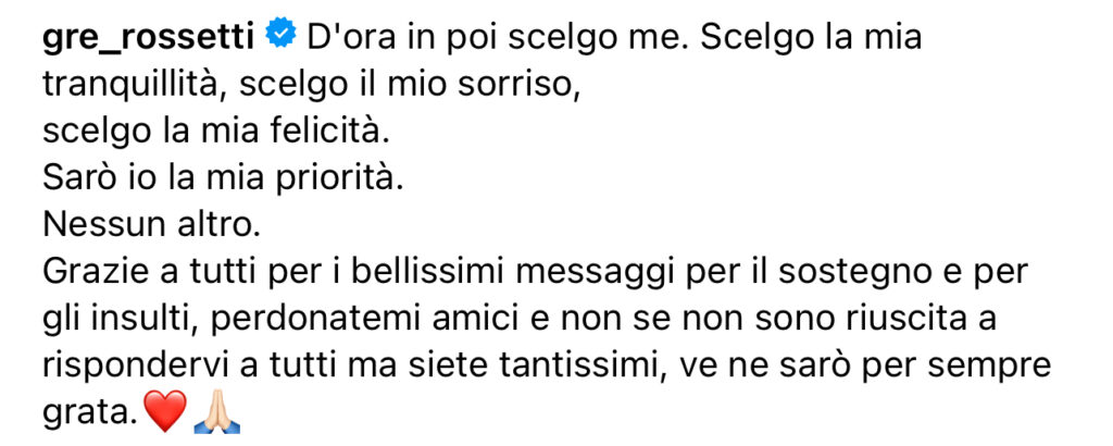 GF, Greta a poche ore dall’ingresso rivela quali saranno le sue intenzioni in casa 2