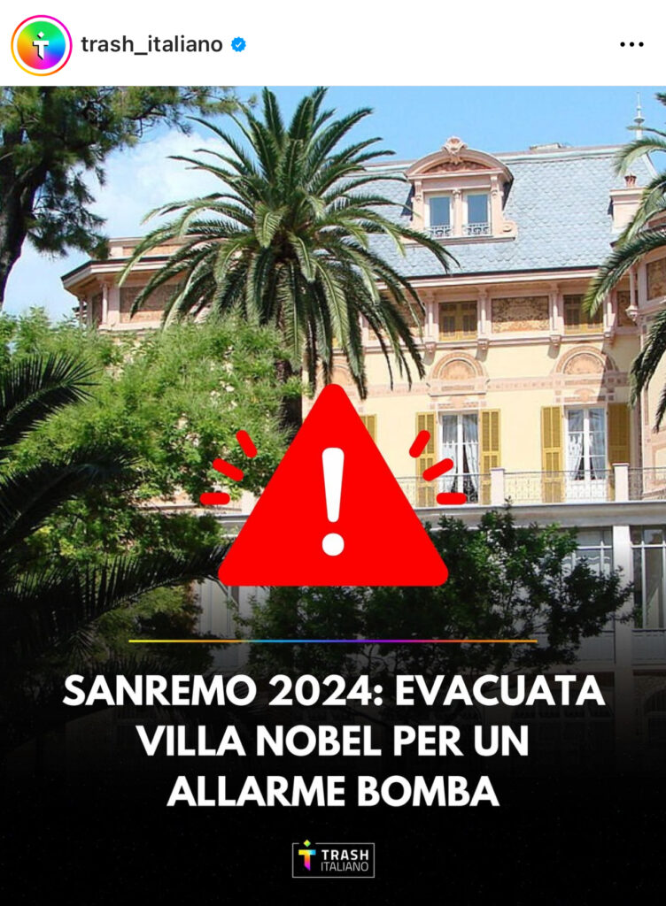 Sanremo, allarme bomba 3