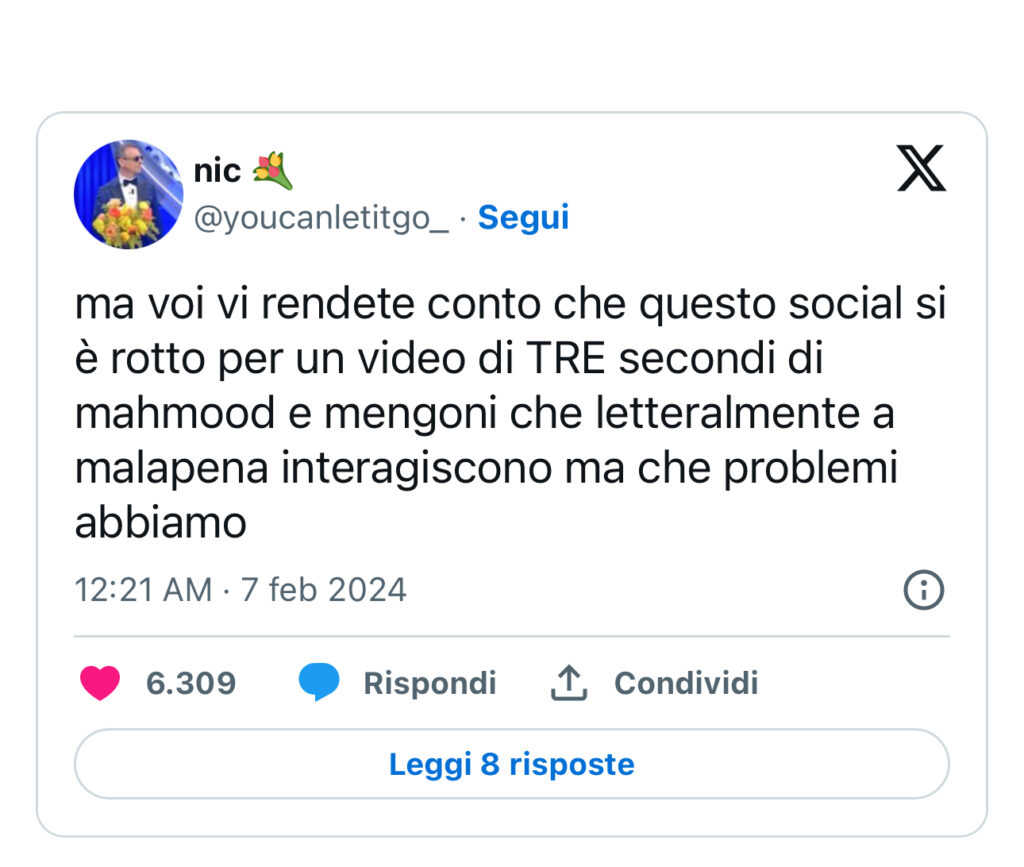 Sanremo, La frase di Mahmood su Marco Mengoni che fa impazzire il web 2