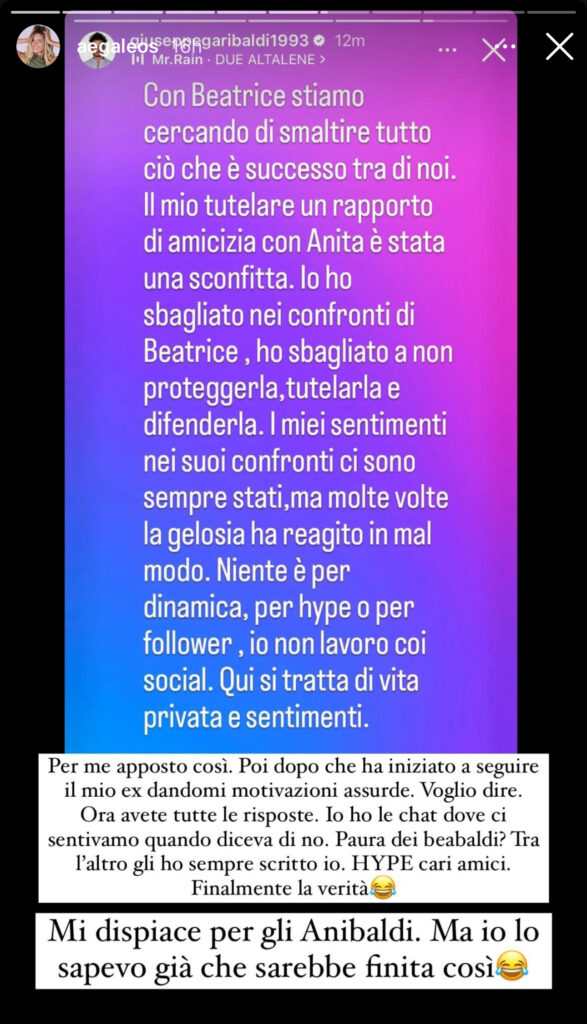 GF, Anita replica furiosa alle parole di Giuseppe 2