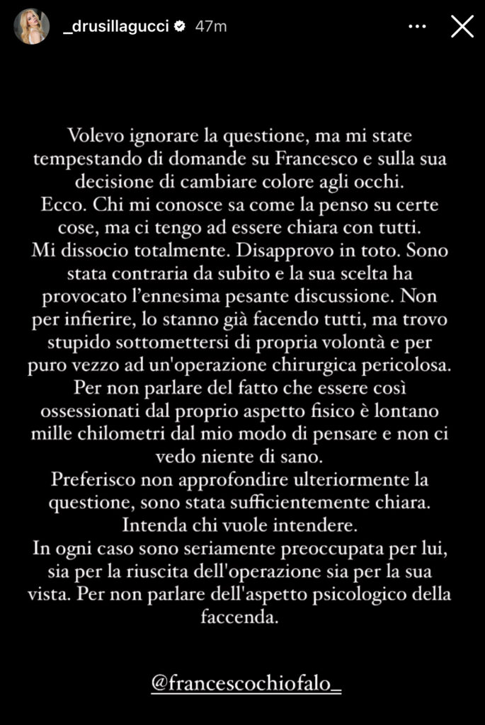 Francesco Chiofalo e l’operazione le parole della fidanzata preoccupano 2