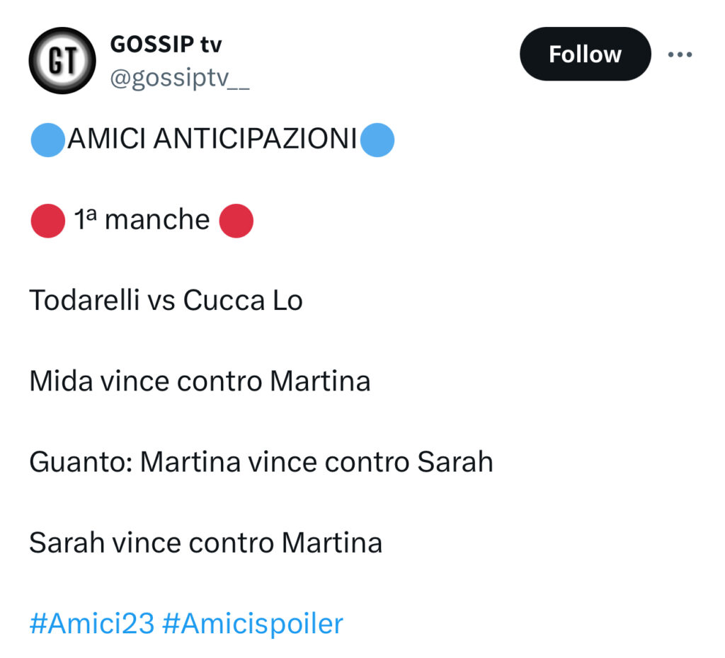 Amici, anticipazioni settima puntata del serale 6