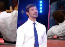 STEP, Stefano De Martino cade durante l’ultima puntata di Stasera tutto è possibile 3