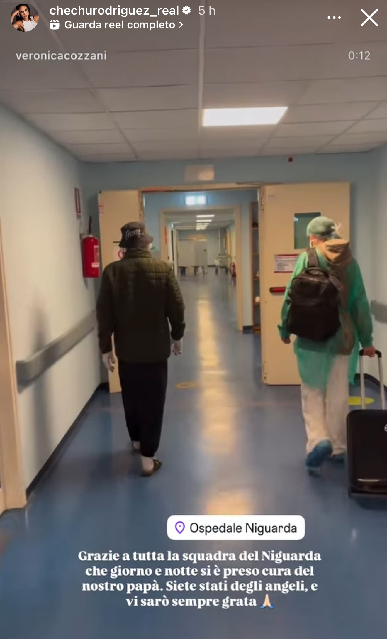 Gustavo Rodriguez lascia l’ospedale 2