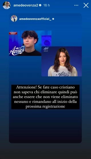 Amici, colpo di scena questa sera 2