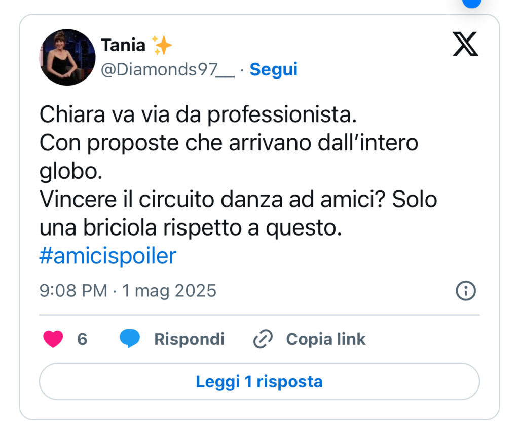 Amici, proposta di Maria ad un allievo 2