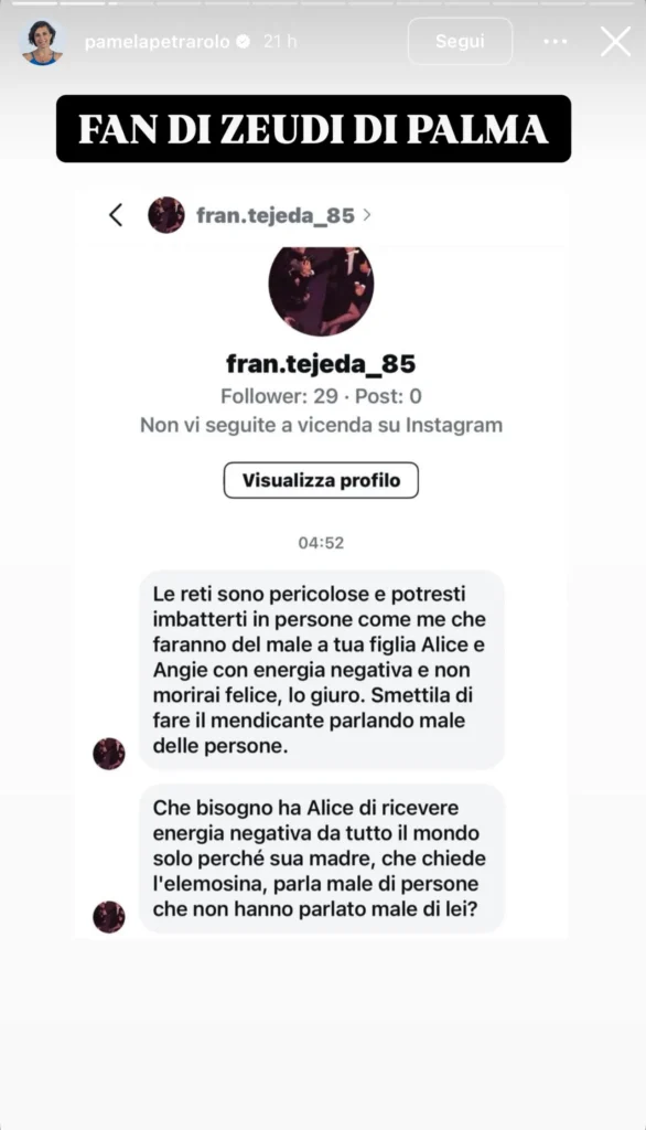 Grande Fratello, i fan di Zeudi contro Pamela 2