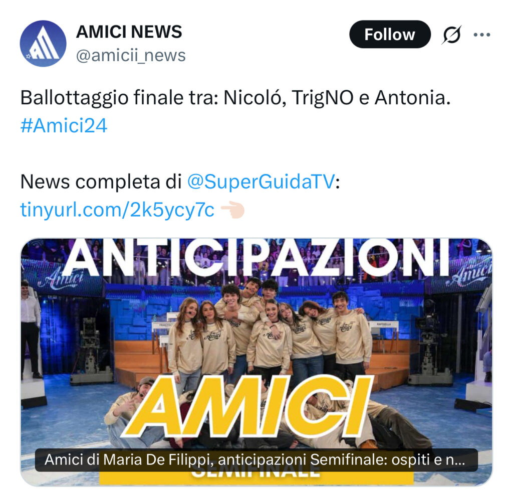 Anticipazioni Amici, ecco gli eliminati della semifinale 2