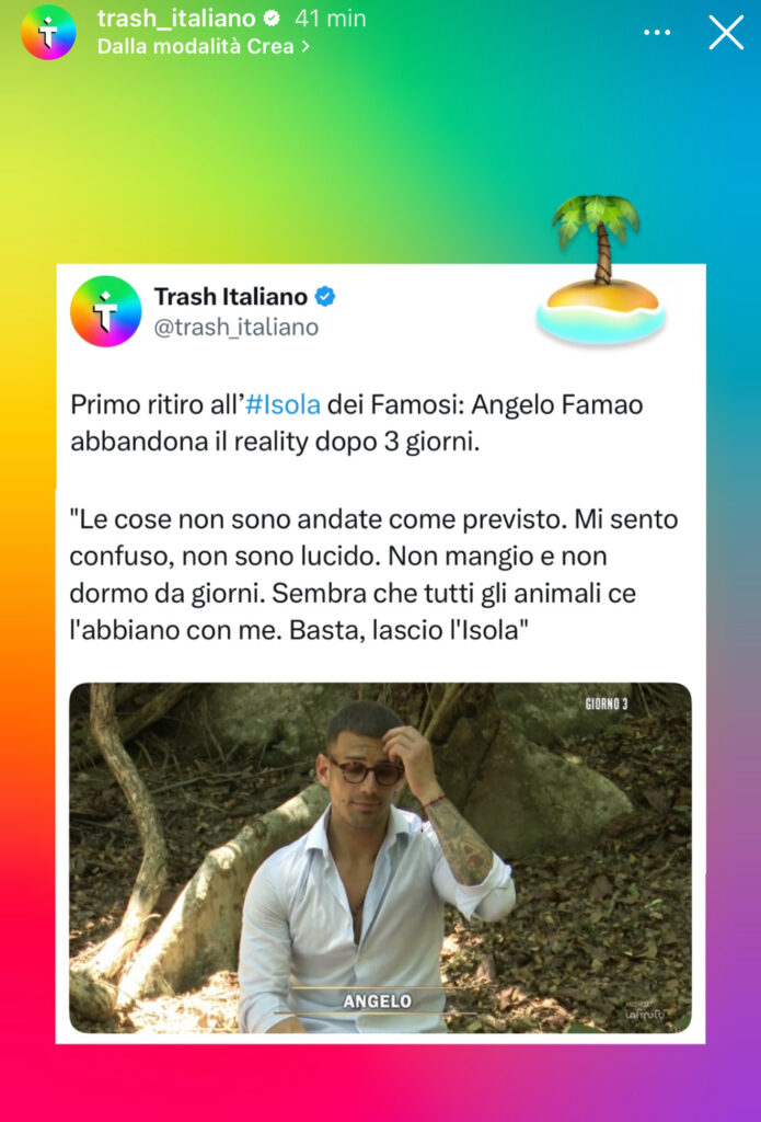 Isola dei famosi, primo ritiro 2
