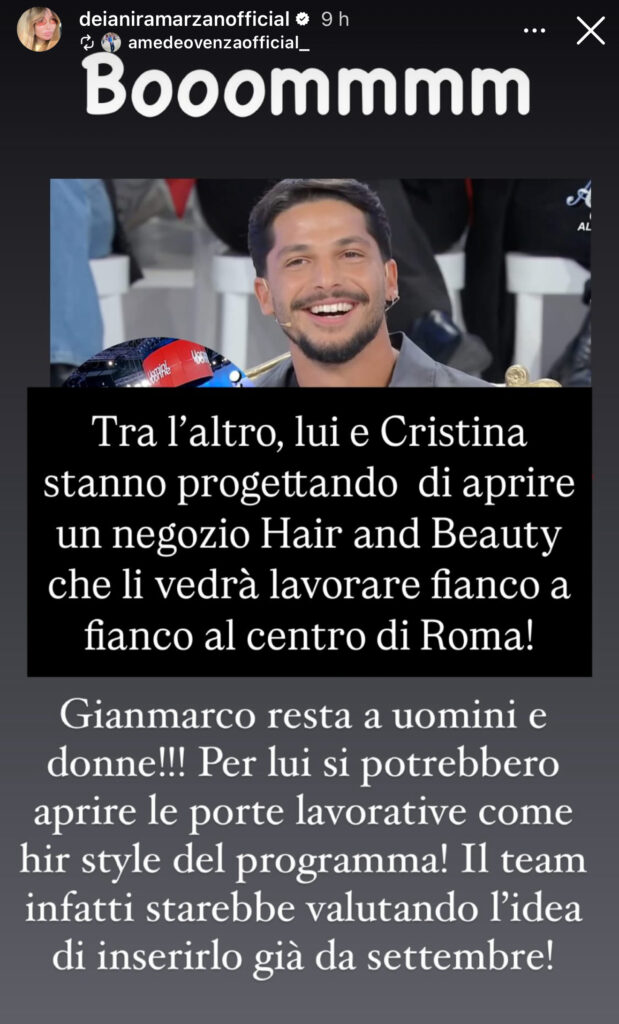 Uomini e donne, Gianmarco e Cristina fanno sul serio 2