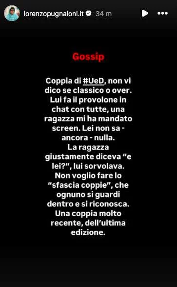 Uomini e donne, coppia dell’ultima edizione nella polemica, lui scrive ad altre 2