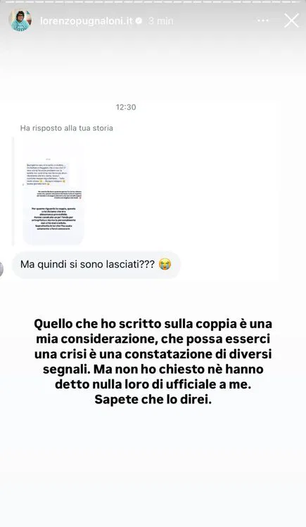 Uomini e donne, coppia dell’ultima edizione in crisi 3