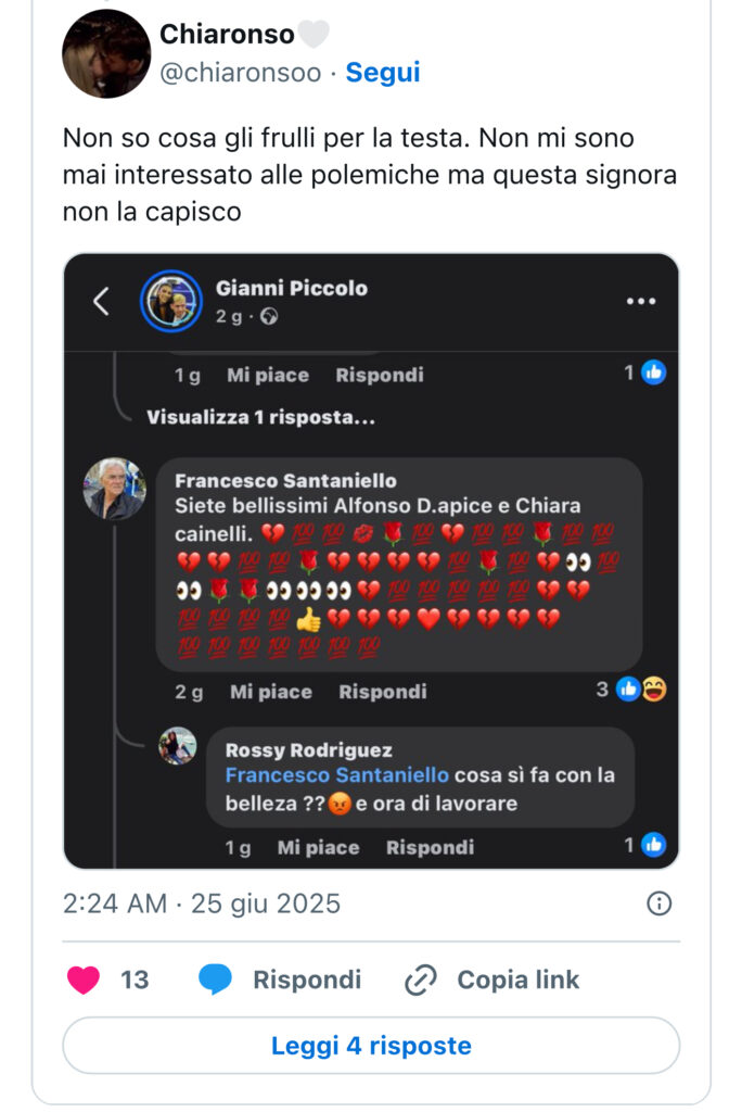 Grande Fratello, la madre di Chiara ancora contro Alfonso che reagisce 2