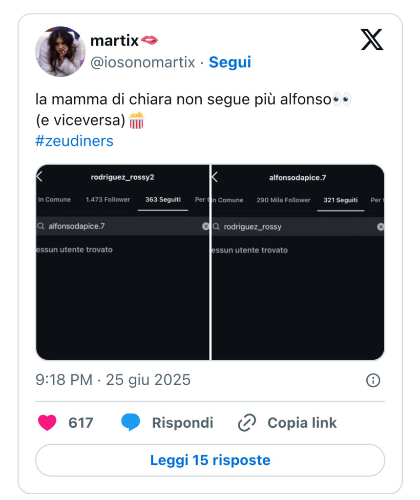 Grande Fratello, la madre di Chiara ancora contro Alfonso che reagisce 4