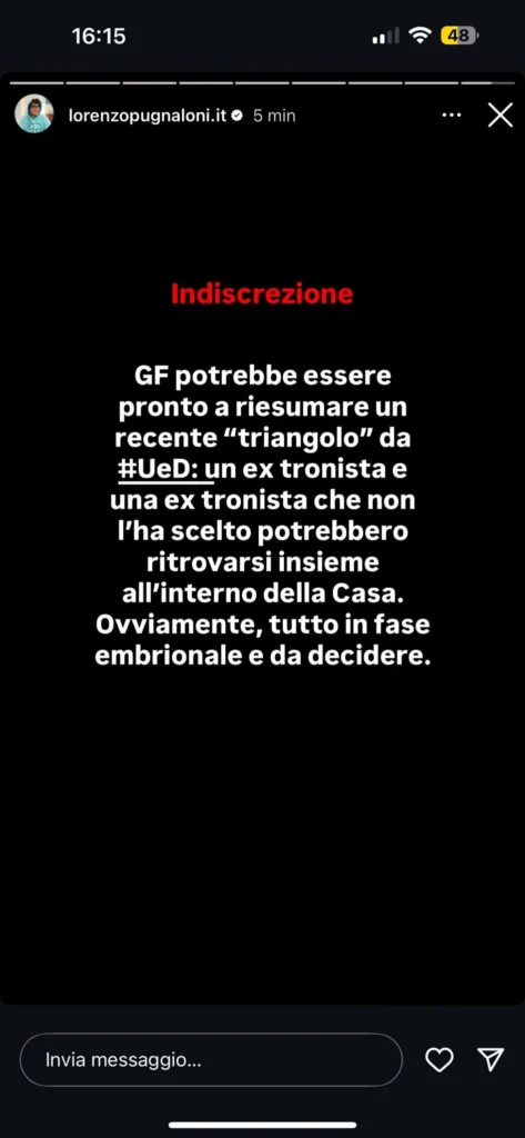 Grande Fratello, un triangolo nato a Uomini e donne scelto per la nuova edizione 2