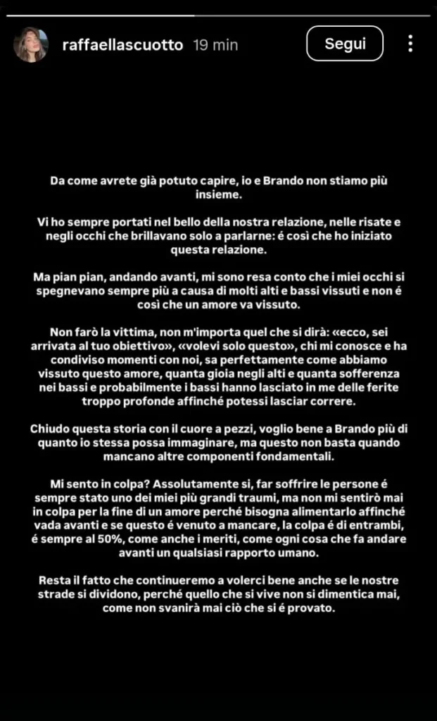 Uomini e donne, Brando e Raffaella si sono lasciati 2