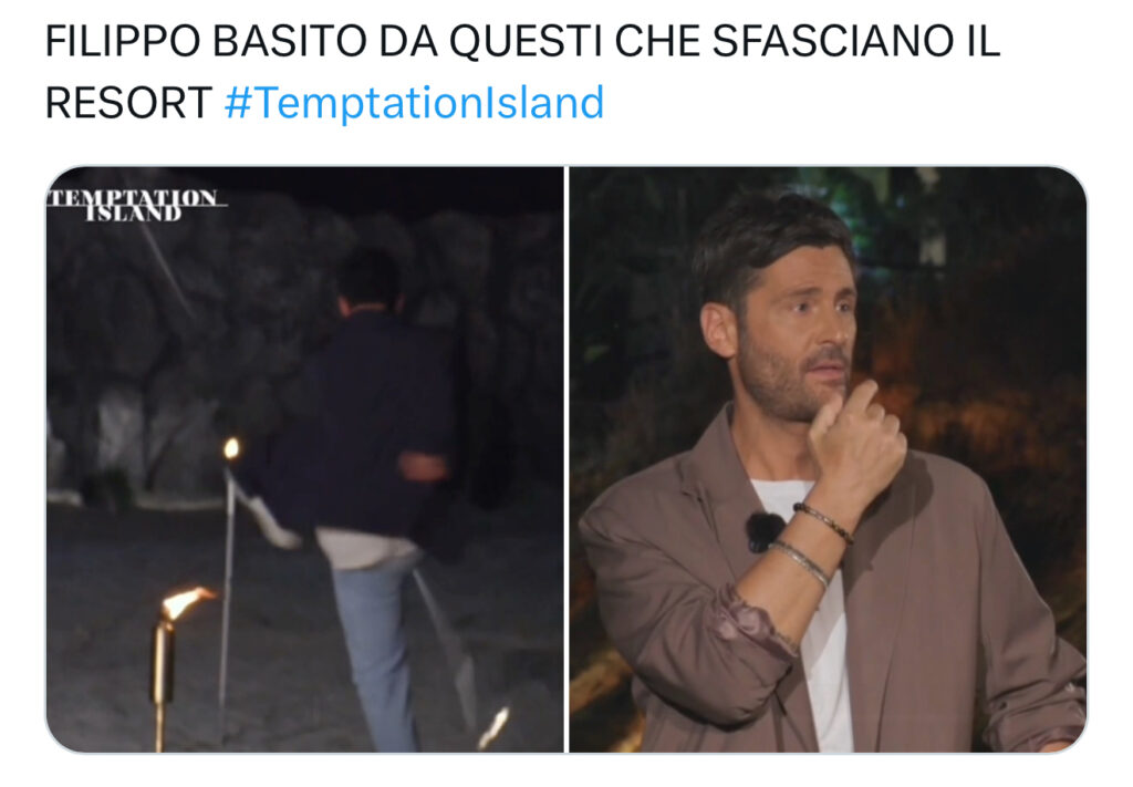 Temptation Island, Filippo arrabbiato con i fidanzati 2