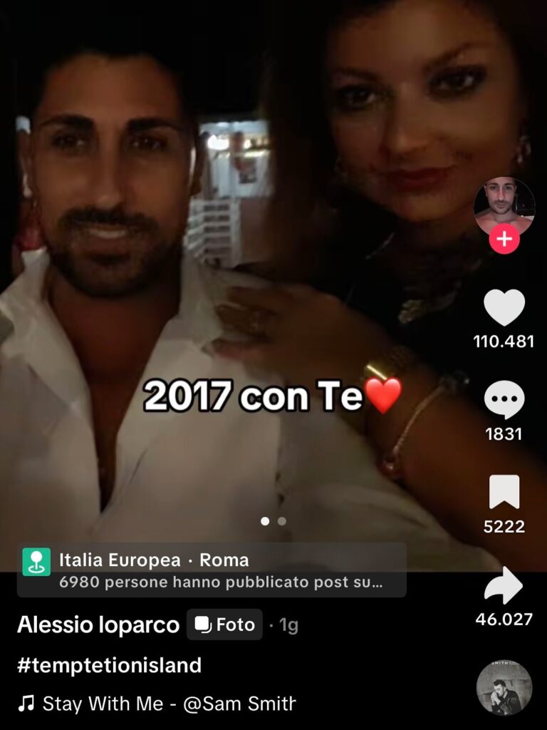 Temptation Island, Alessio pubblica le foto nell’hotel 2