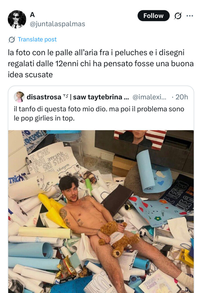 Amici, allievo pubblica una foto hot 2