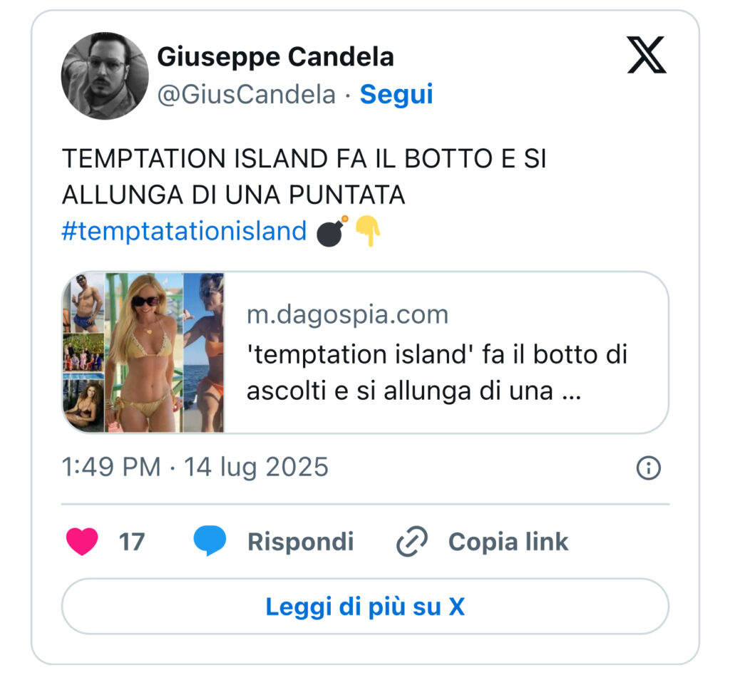 Temptation Island allunga 2