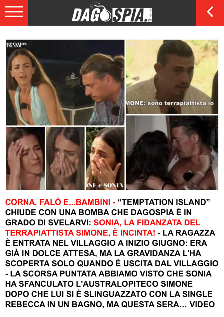 Temptation Island, una fidanzata e’ incinta 2