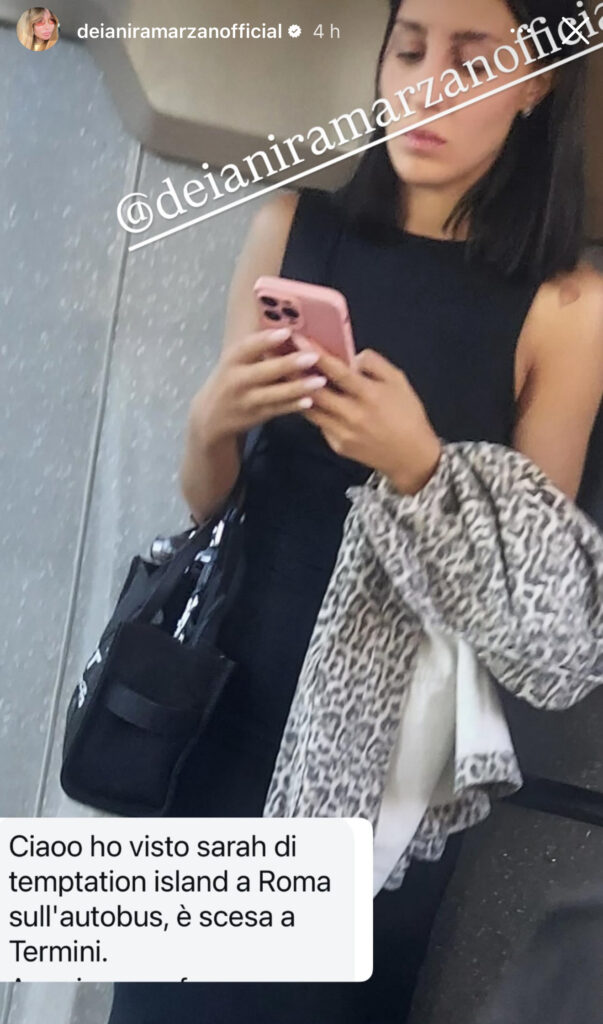 Temptation Island, Sarah beccata da una fan 2