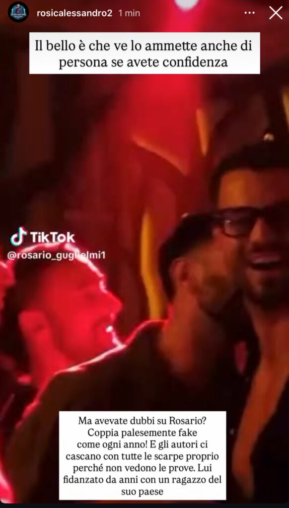 Temptation Island, segnalazione su Rosario 2