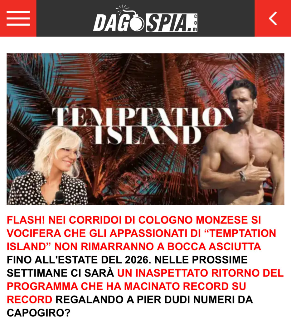 Temptation Island, la novità che farà impazzire i fan 2