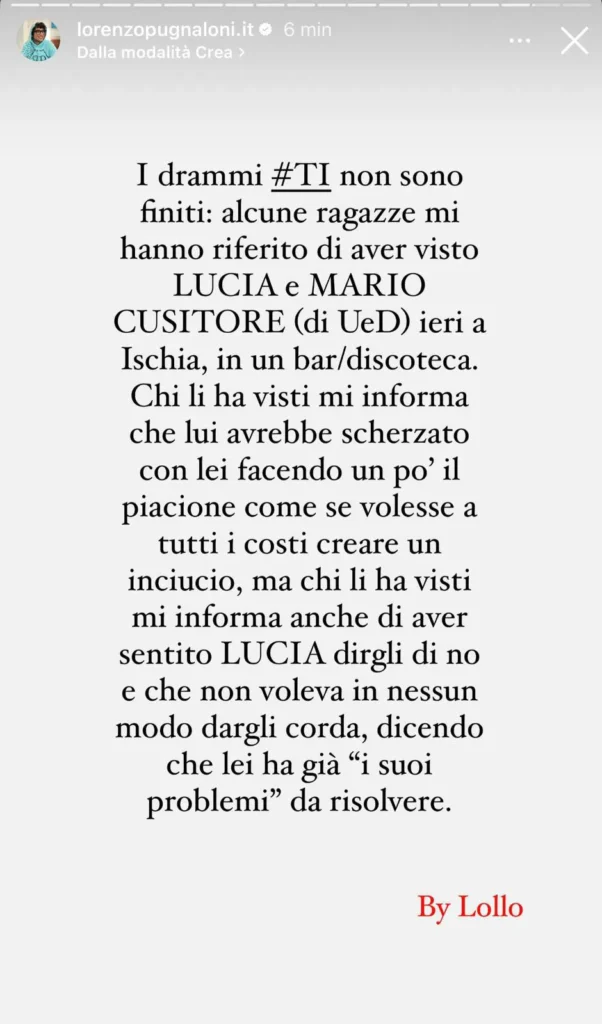 Temptation Island, cavaliere del trono over ci prova con Lucia 3
