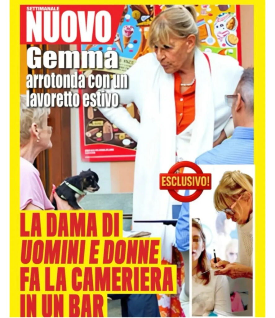 Uomini e donne, Gemma fa la cameriera 2