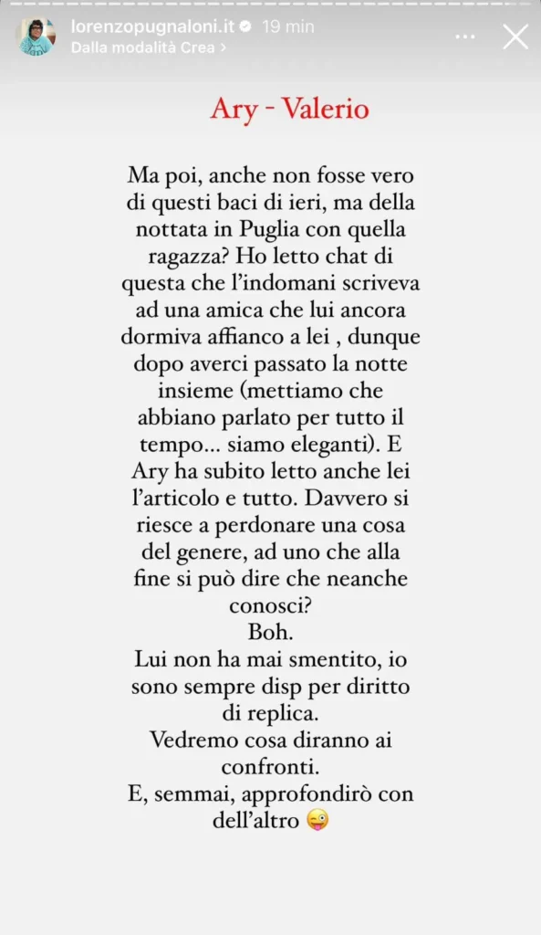 Temptation Island, Valerio ha tradito nuovamente Ary 4