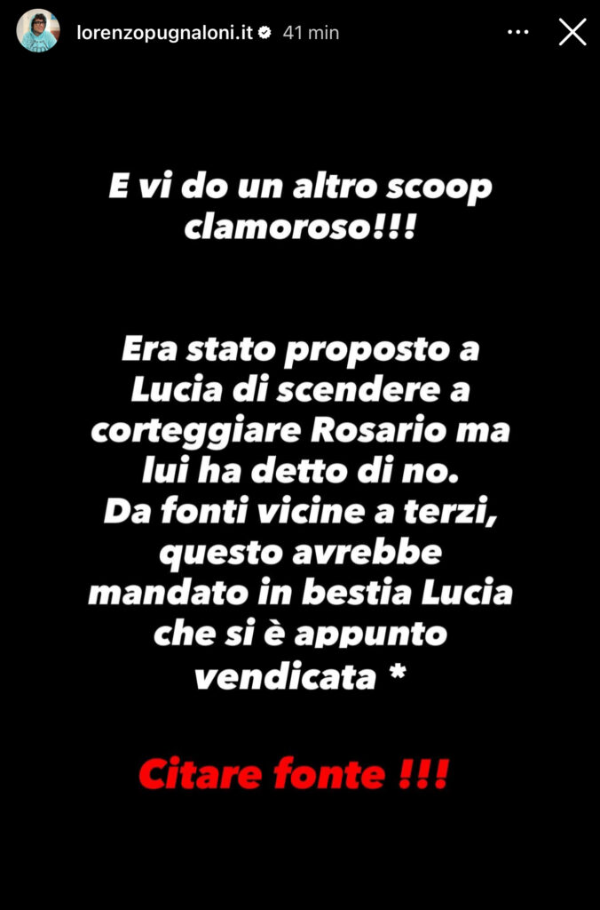 Uomini e donne, Lucia e l’accordo con Rosario 2