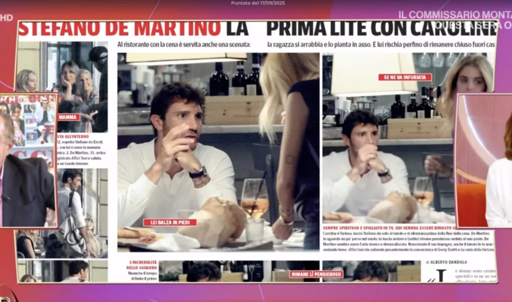 Stefano litiga con Caroline e centrerebbe Belen 2