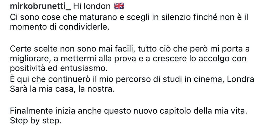 Mirko lascia l’Italia 3