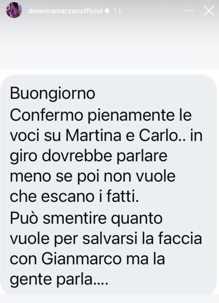Martina sta frequentando il suo ex tentatore Carlo? 2
