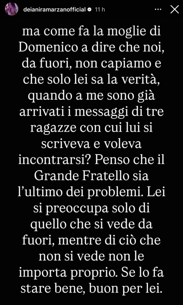 Grande Fratello, Domenico ha tradito sua moglie in passato? 2