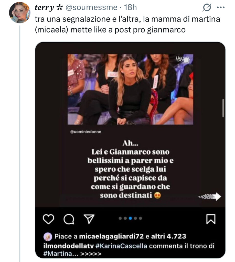 Uomini e donne, Martina e Gianmarco, i segnali tra i due 3