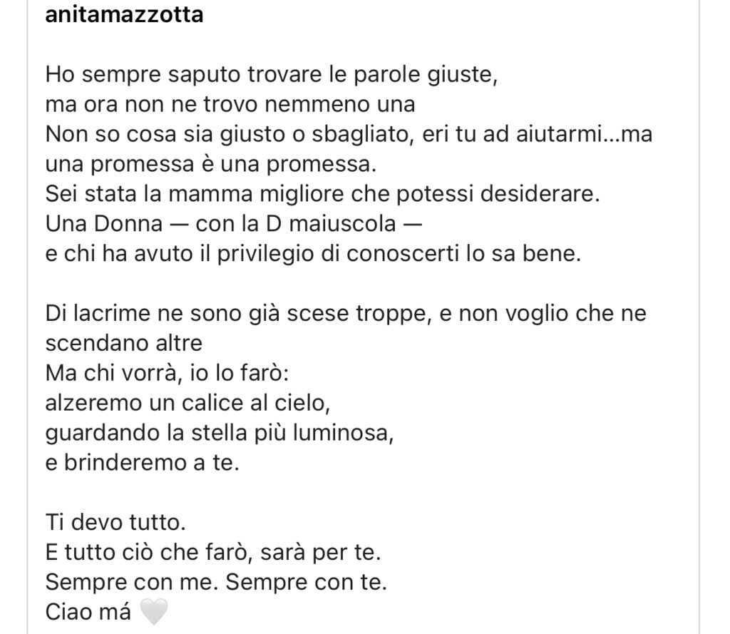 Grande Fratello, Anita e le parole per la madre 3