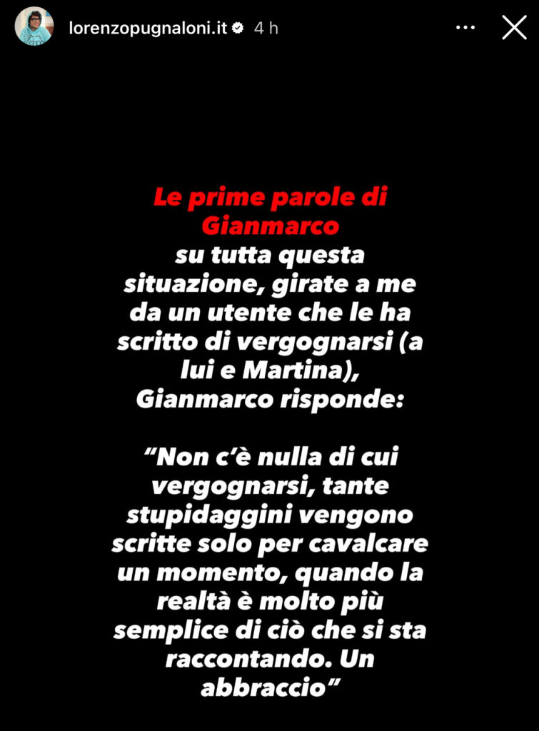 Uomini e donne, le prime parole di Gianmarco 2