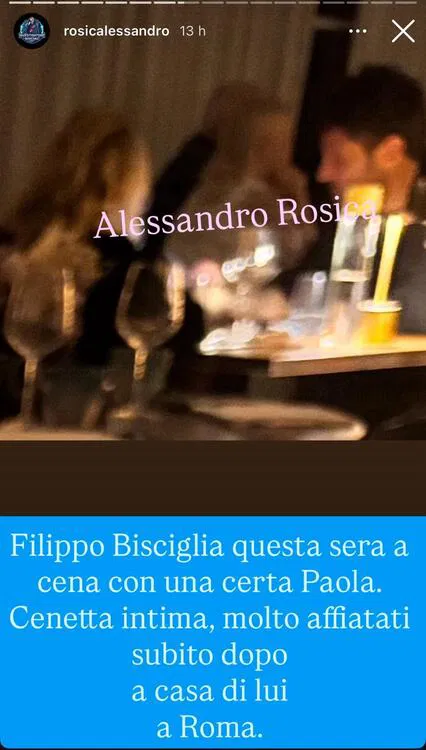 Filippo beccato a cena con un altra donna 2