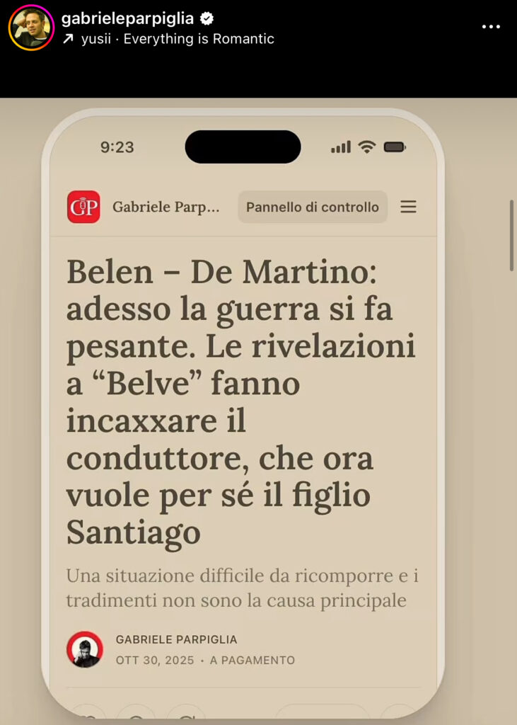 Stefano furioso con Belen dopo l’intervista Belve 3