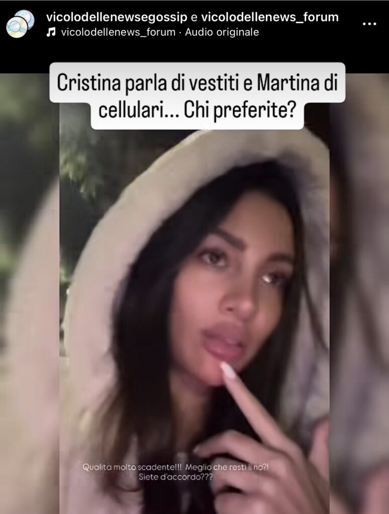 Uomini e donne, la frecciatina di Cristina contro Martina e Gianmarco 2