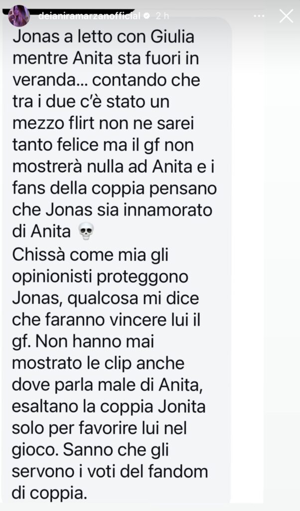 Grande Fratello, Jonas nel letto con Giulia 3