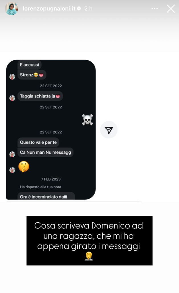 Grande Fratello, spuntano le chat di Domenico con altre donne 2