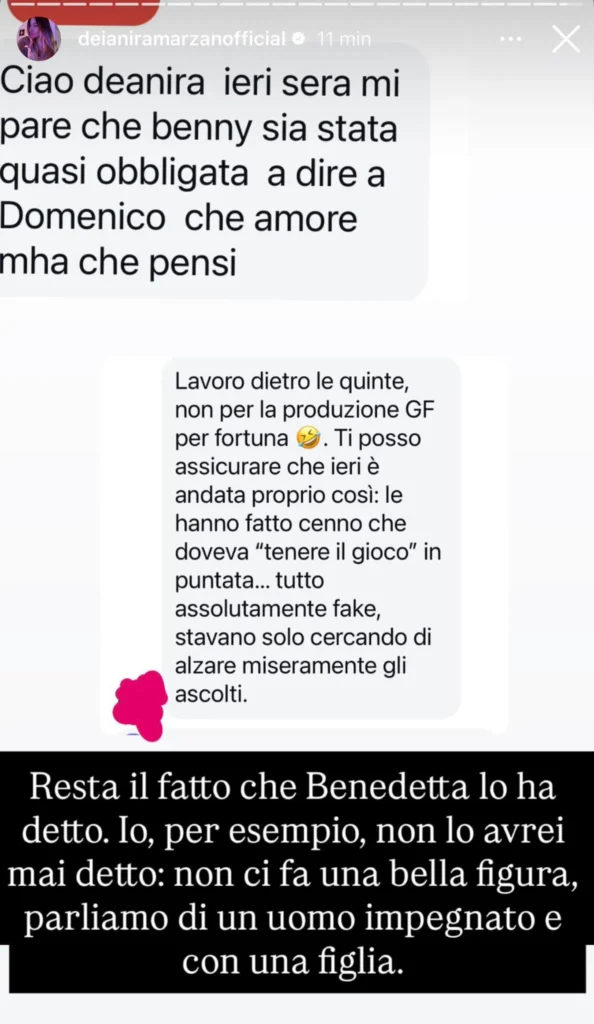 Grande Fratello, Benedetta si dichiara a Domenico ma era una recita? 2