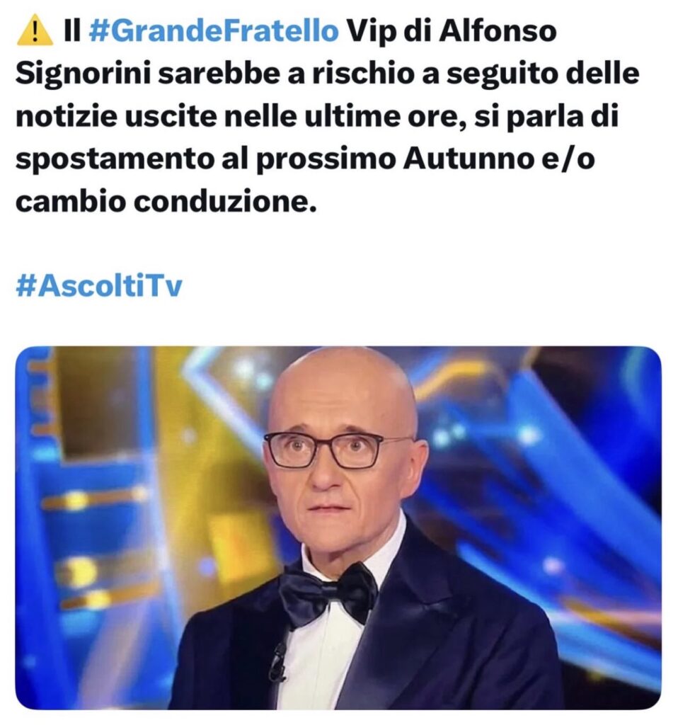 Grande Fratello VIP, Alfonso fuori dal reality? 3
