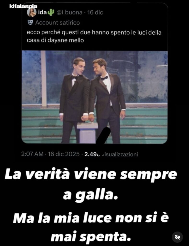 Alfonso Signorini, il duro attacco di Dayane Mello 3